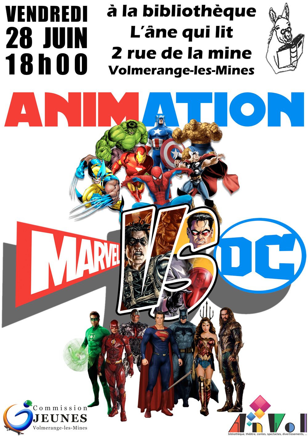 Animation Marvel vs DC Comics – Volmerange-Les-Mines