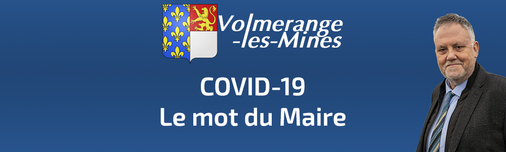 COVID-19 : Mot du Maire
