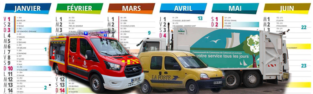 Vente des calendriers 2026